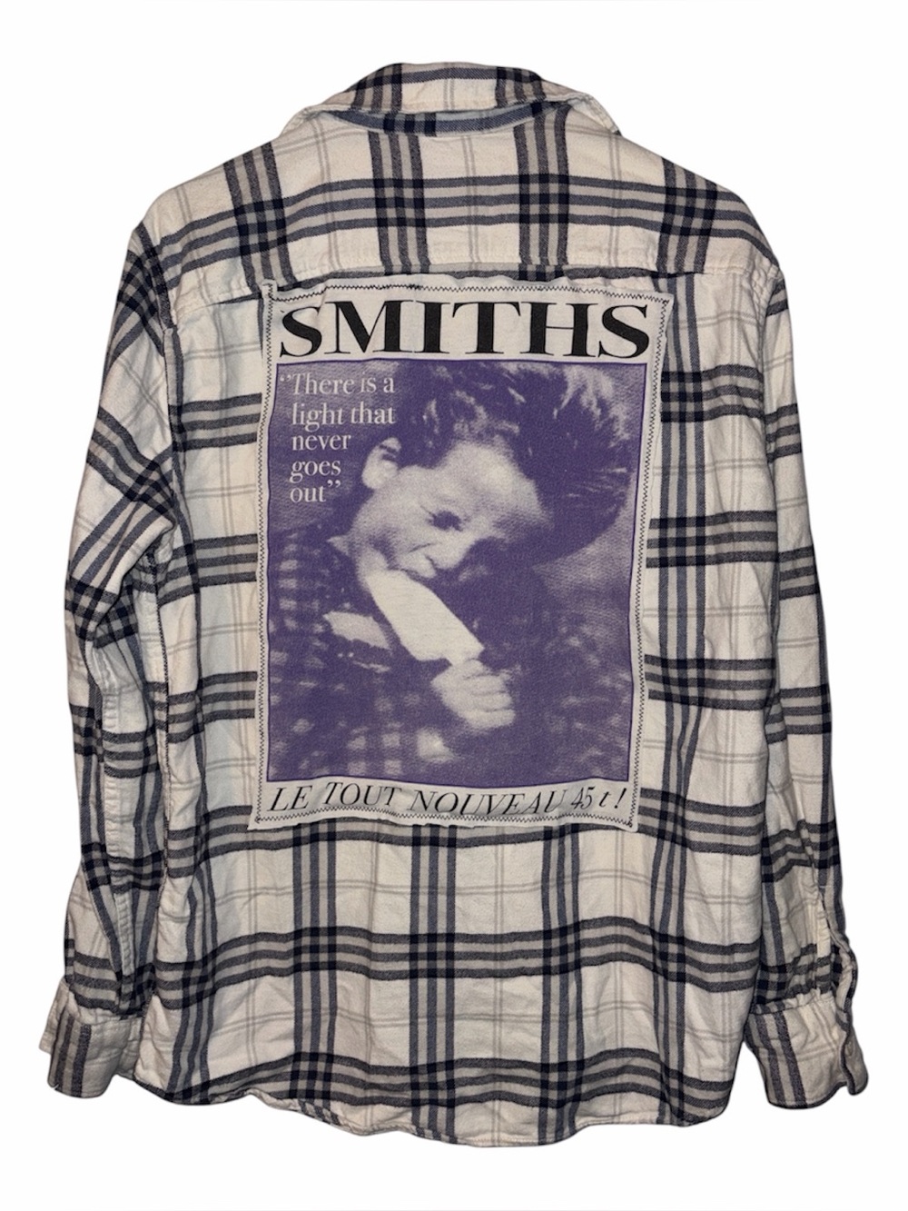 The Smiths There’s A Light That Never Goes Out Upcycle Flannel Size Medium